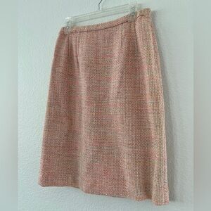 Pendleton A-Line Knee Length Skirt Pink Size 10